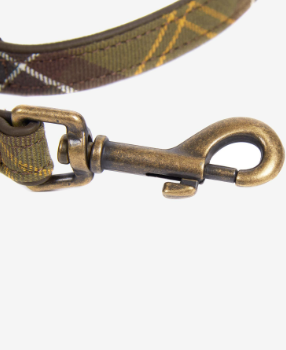 Barbour Tartan Dog Lead Green