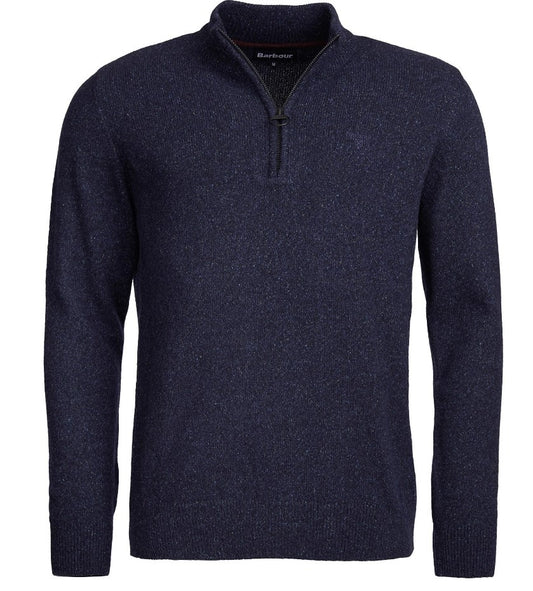 Barbour Tisbury Half Zip Sweater Navy