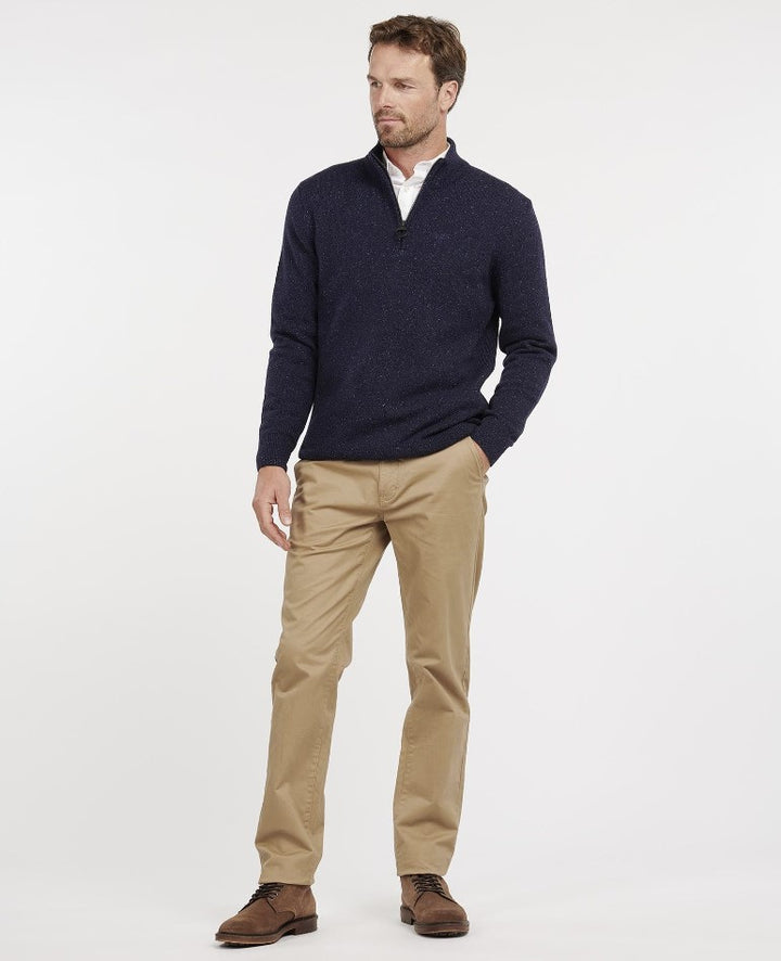 Barbour Tisbury Half Zip Sweater Navy