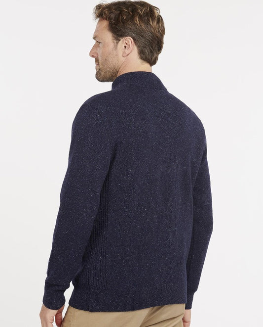 Barbour Tisbury Half Zip Sweater Navy