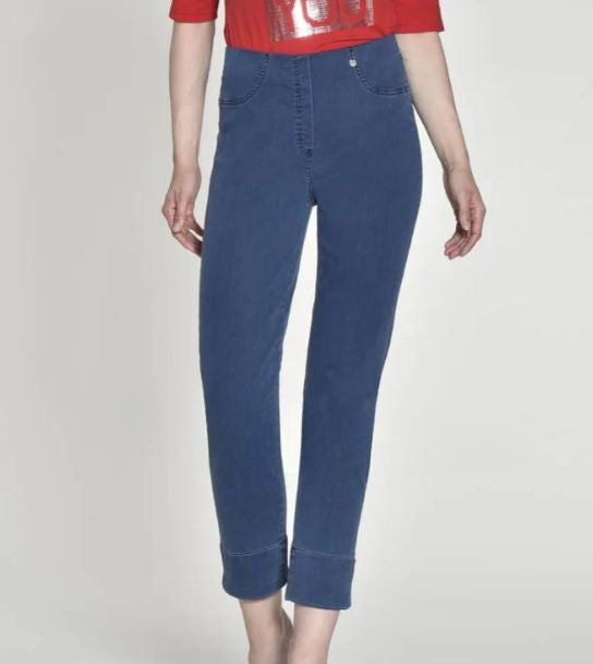 Bella 09 Ankle Grazer Jeans Navy