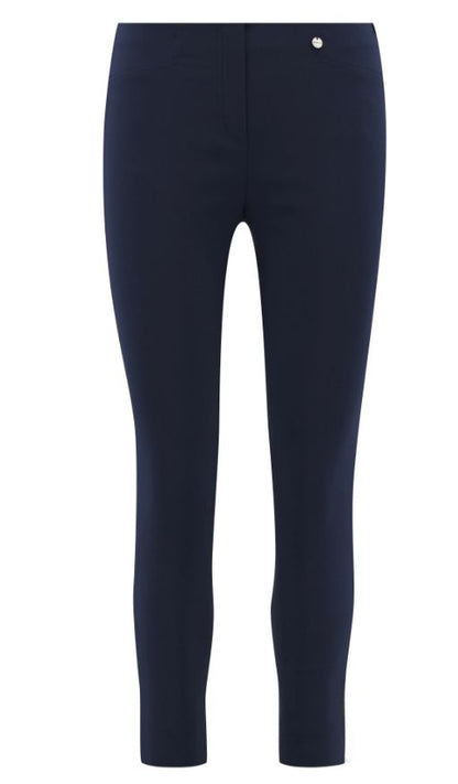 Rose 09 Ankle Grazer Trousers Navy