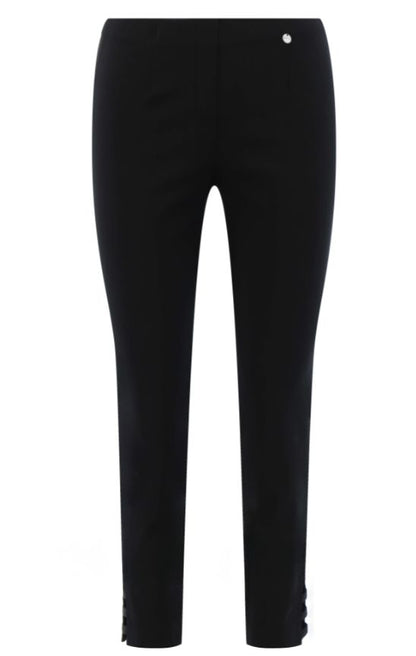 Lena 09 Ankle Grazer Trousers Black
