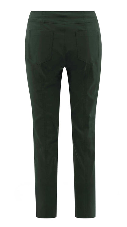 Bella 09 Ankle Grazer Trousers Forest Green