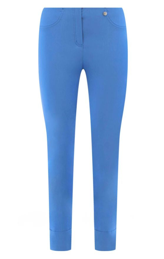 Bella 09 Ankle Grazer Trousers Azure Blue
