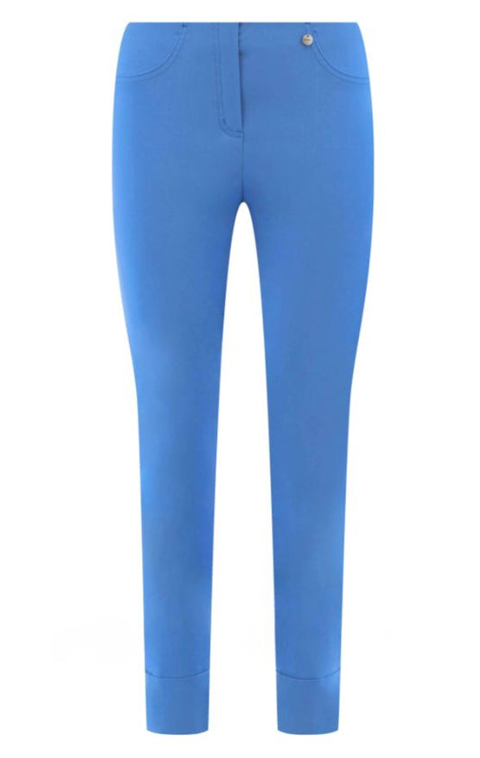 Bella 09 Ankle Grazer Trousers Azure Blue
