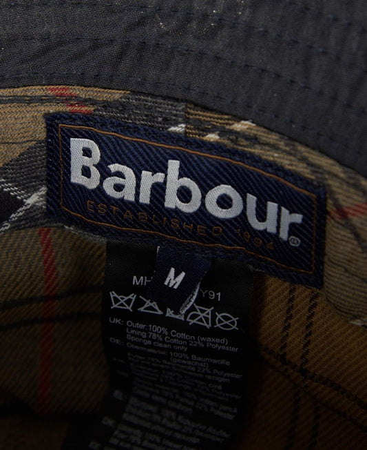 Barbour Wax Sports Hat Navy