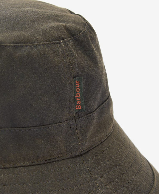 Barbour Wax Sports Hat Olive