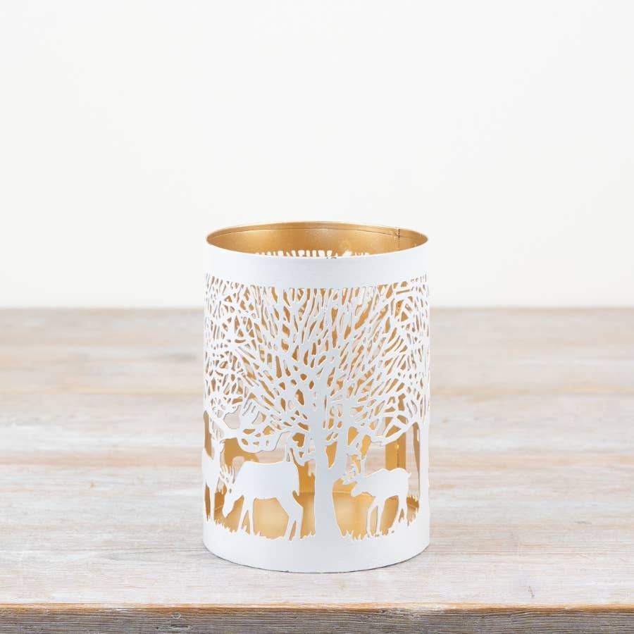 Christmas Scene Candle Holder