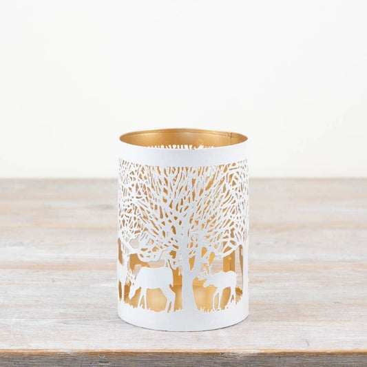 Christmas Scene Candle Holder