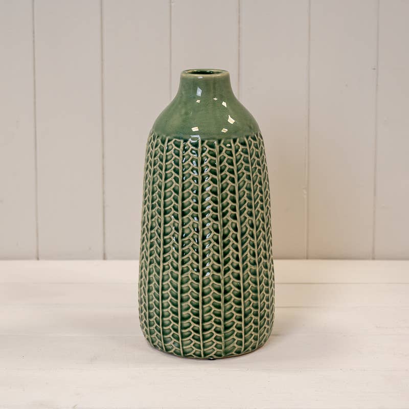 Green Ceramic Vase