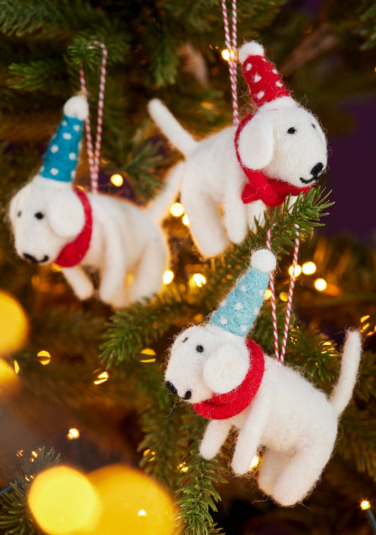 Felt Dog Decoration