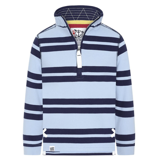 Sky Stripe 1/4 Zip Sweatshirt