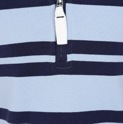 Sky Stripe 1/4 Zip Sweatshirt
