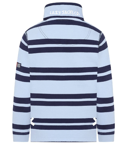 Sky Stripe 1/4 Zip Sweatshirt