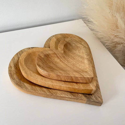 Jobsons of Alnwick Natural Wooden Heart