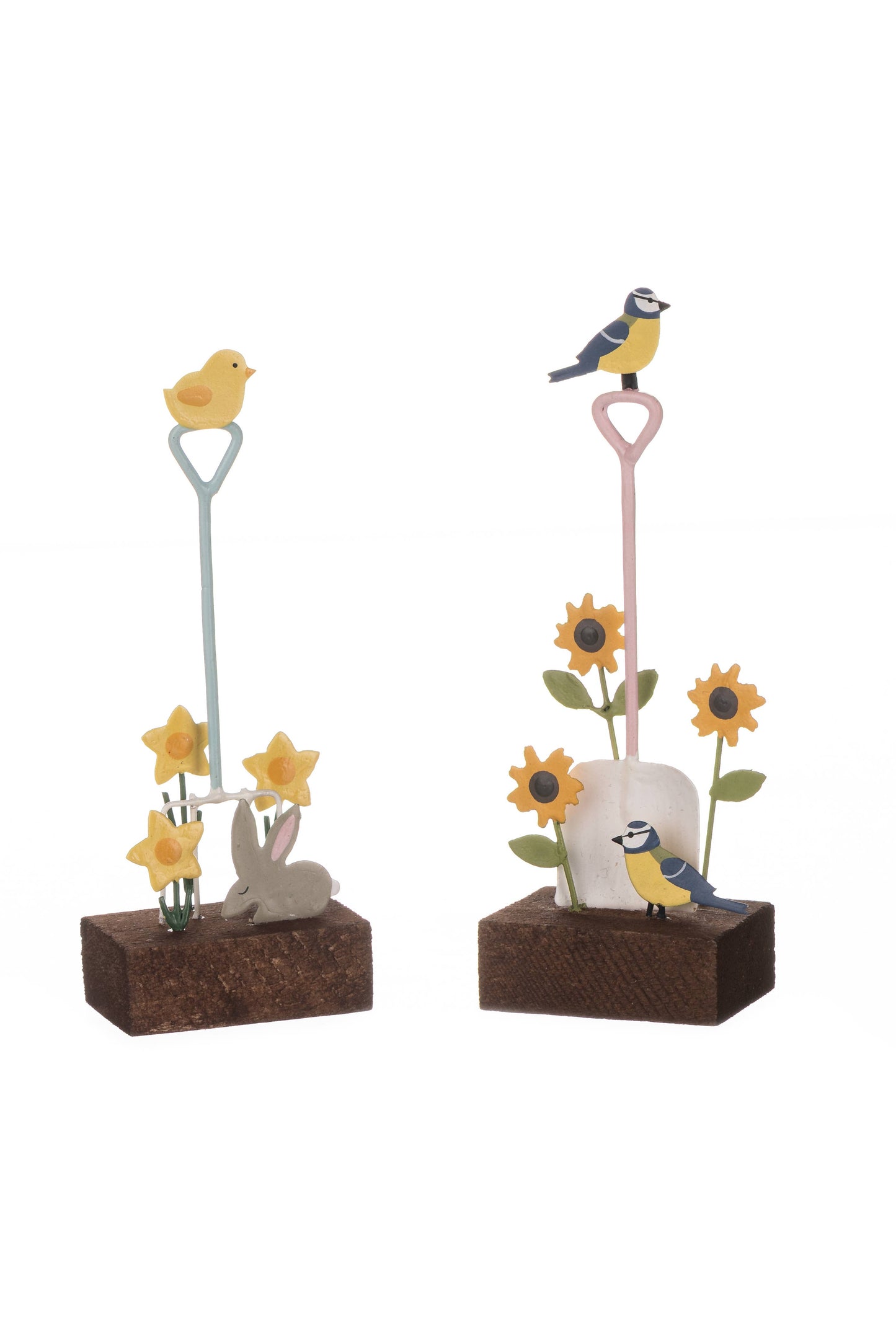 Set of Two Garden Themed Ornaments