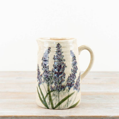 Lavender Design Ceramic Jug