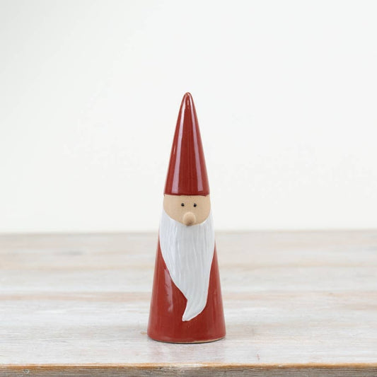 Red Santa Gnome Ornament