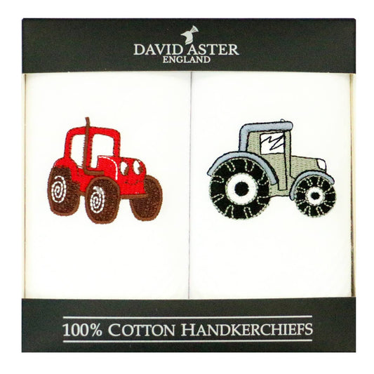 Tractors Handkerchief Set