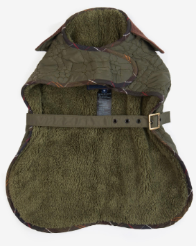 Barbour Quilted Dog Coat Olive