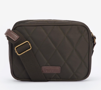 Barbour Quilted Crossbody Bag Olive