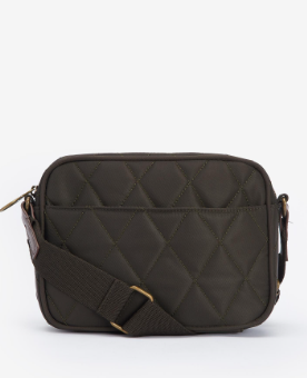 Barbour Quilted Crossbody Bag Olive