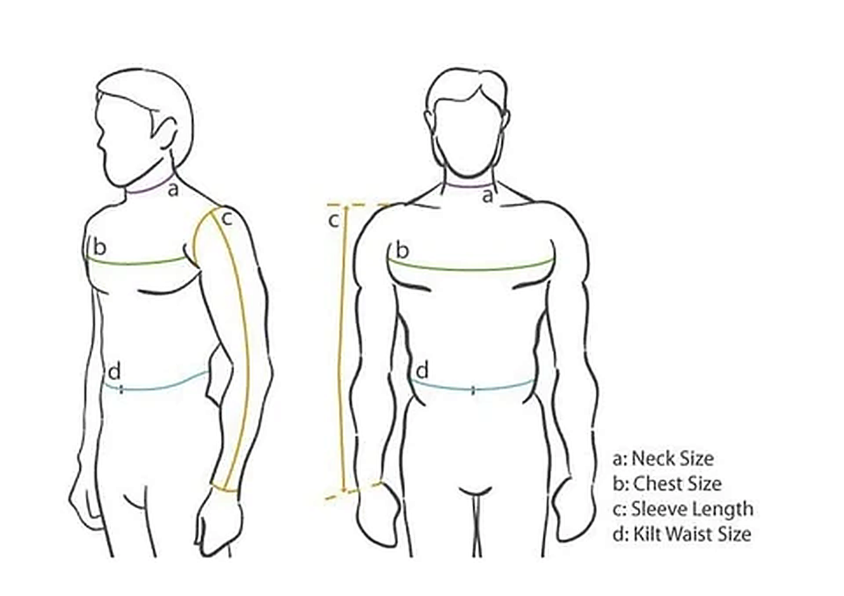 Sizing guide illustration