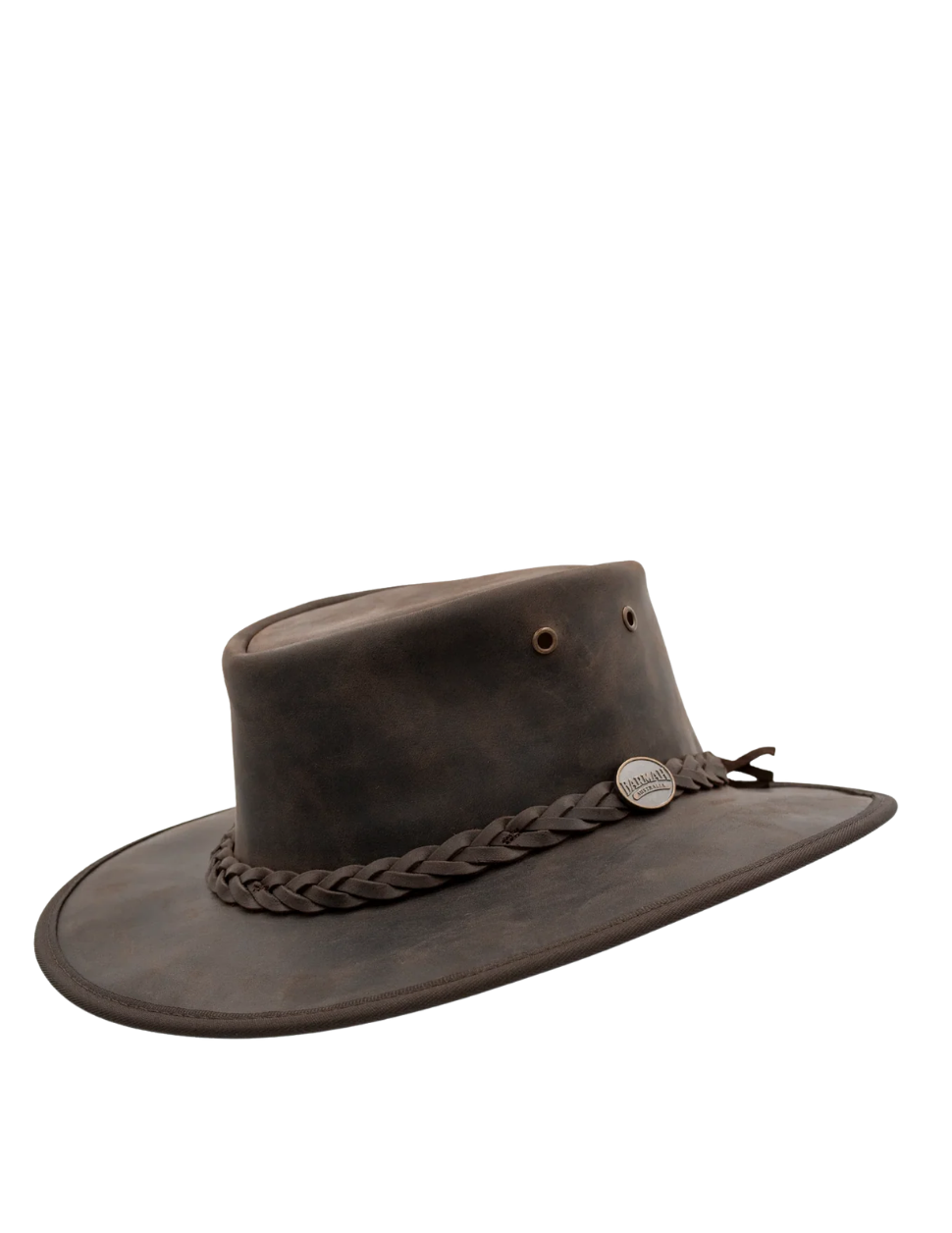 Barmah Foldaway Bronco Hat Brown
