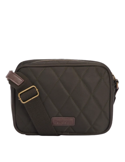 Barbour Quilted Crossbody Bag Olive