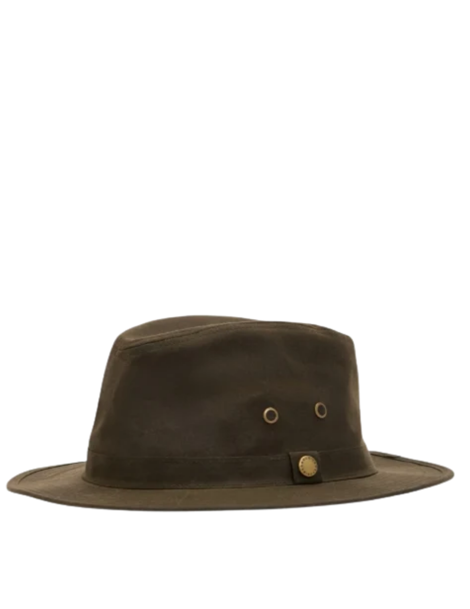 Barbour Crayton Waxed Safari Hat Olive