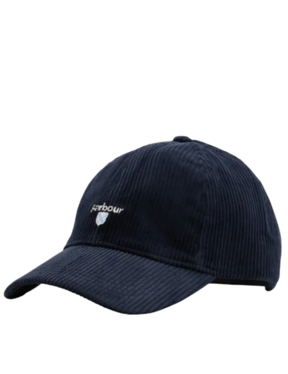 Barbour Preston Cord Cap Navy