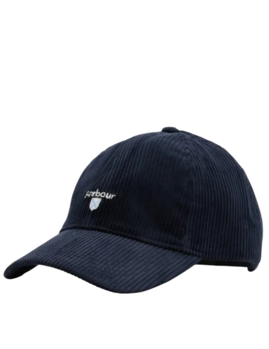 Barbour Preston Cord Cap Navy
