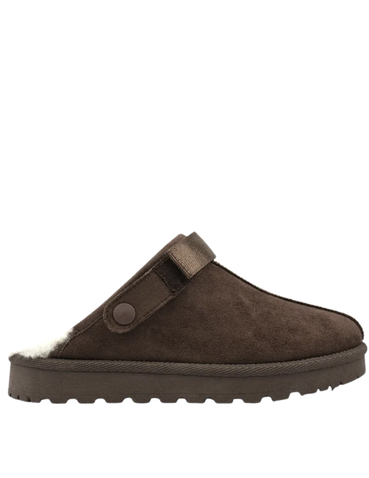 Lunar Shoes Odessa Slipper Dark Brown