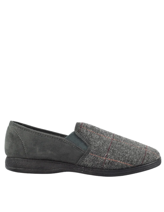 Lazy Dogz Harrison Slipper Grey
