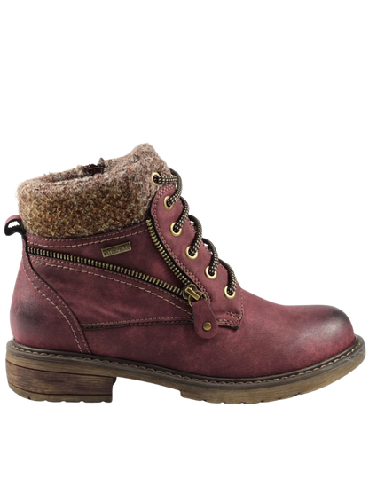 Lunar Shoes Benson III Waterproof Boots Burgundy