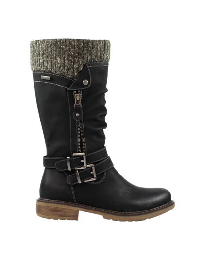 Lunar Shoes Peyton Long Waterproof Boots Black