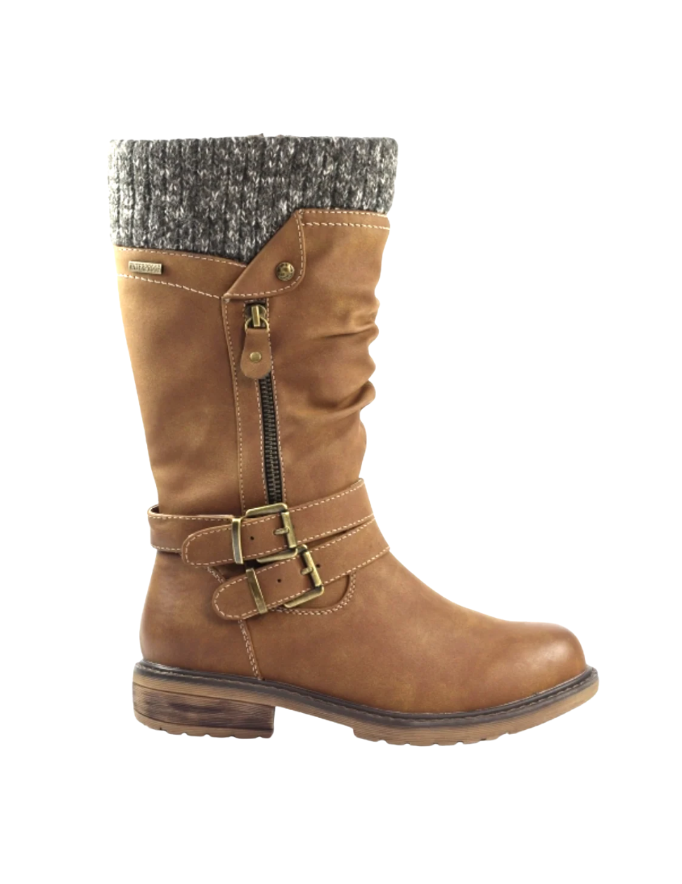 Lunar Shoes Peyton Long Waterproof Boots Tan