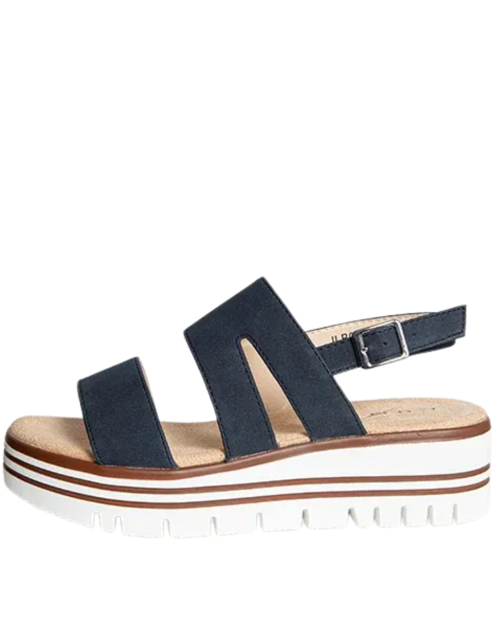 Lunar Shoes Jocelyn Wedge Sandals Navy