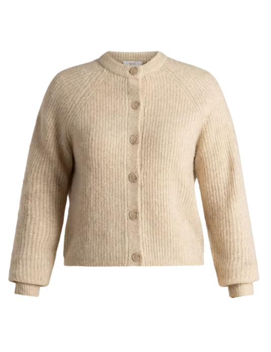 Yest Saphira Cardigan Soft Sand