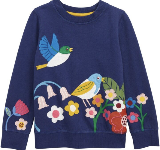 Mini Boden bird sweater