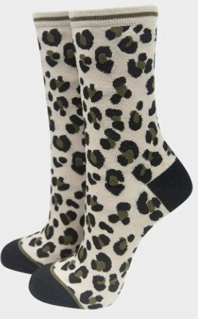 Star & Cheetah Bamboo Socks Gift Box