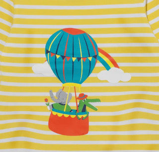 T-shirt with Hot Air Balloon Print