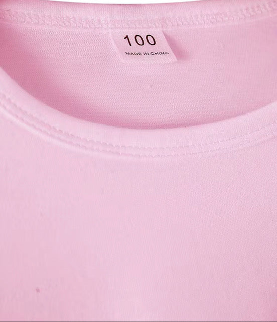 Rainbow & Heart Print T-shirt