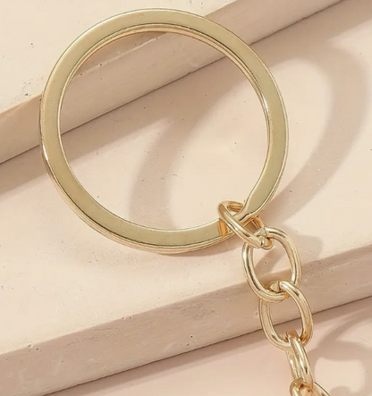 Heart Rainbow Keyring