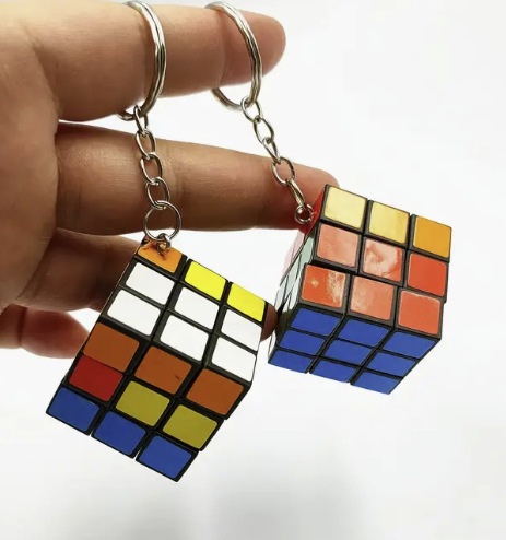 Rubik's Cube Keyring