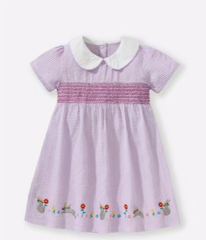 Lilac Smocked Dress