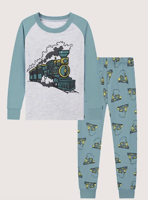 Steam Train Pyjamas Set