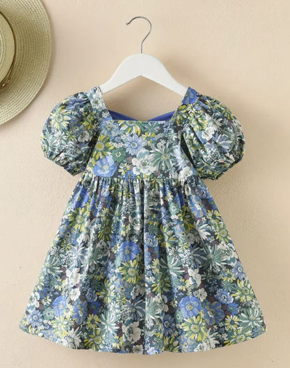 Floral Cross Backed Dress