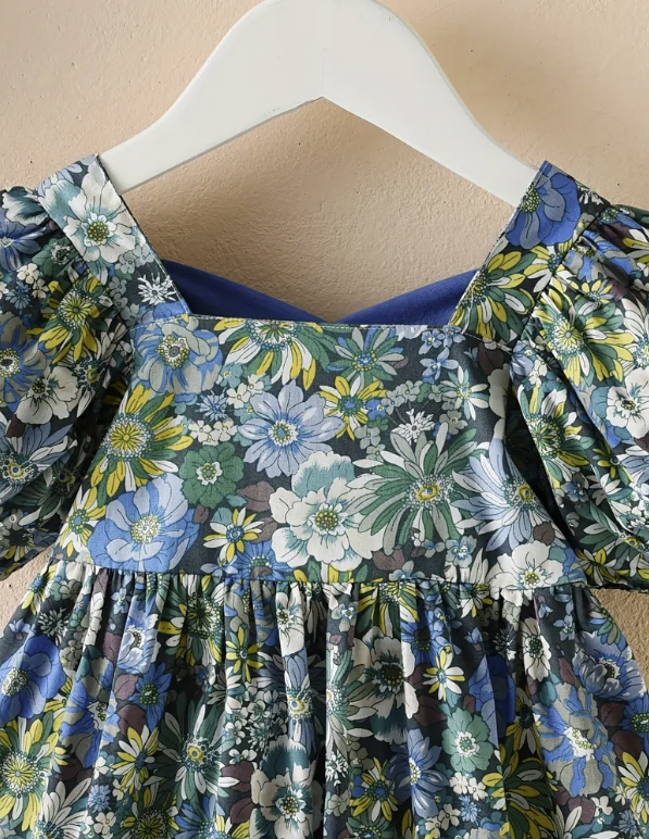 Floral Cross Backed Dress